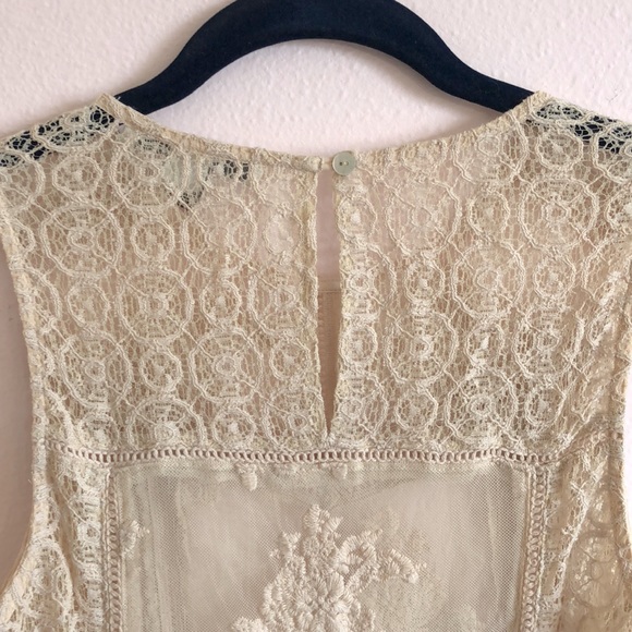 Forever 21 Contemporary Light Pink Long Lacy Dress - Picture 4 of 6